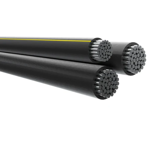 500-500-350 Rider Triplex De aluminio Conductor Underground Direct Burial 600V URD