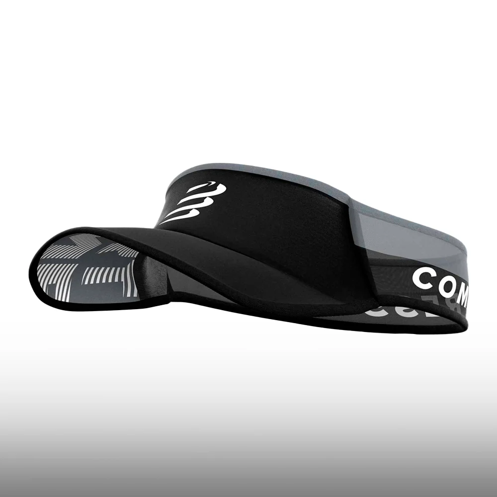 Antideslizante de Goma Compressport Visor Ultralight Flash Ónix