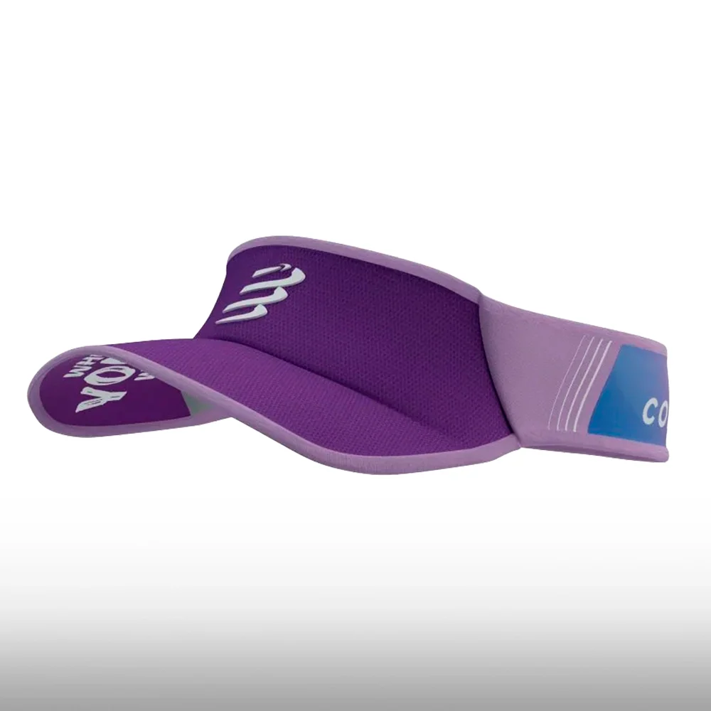 Compressport Visor Ultralight Lavanda con Bolsillo para Tableta