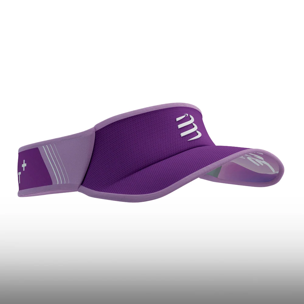 Compressport Visor Ultralight Lavanda con Bolsillo para Tableta