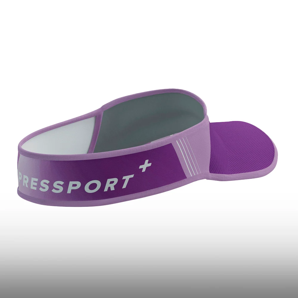 Compressport Visor Ultralight Lavanda con Bolsillo para Tableta