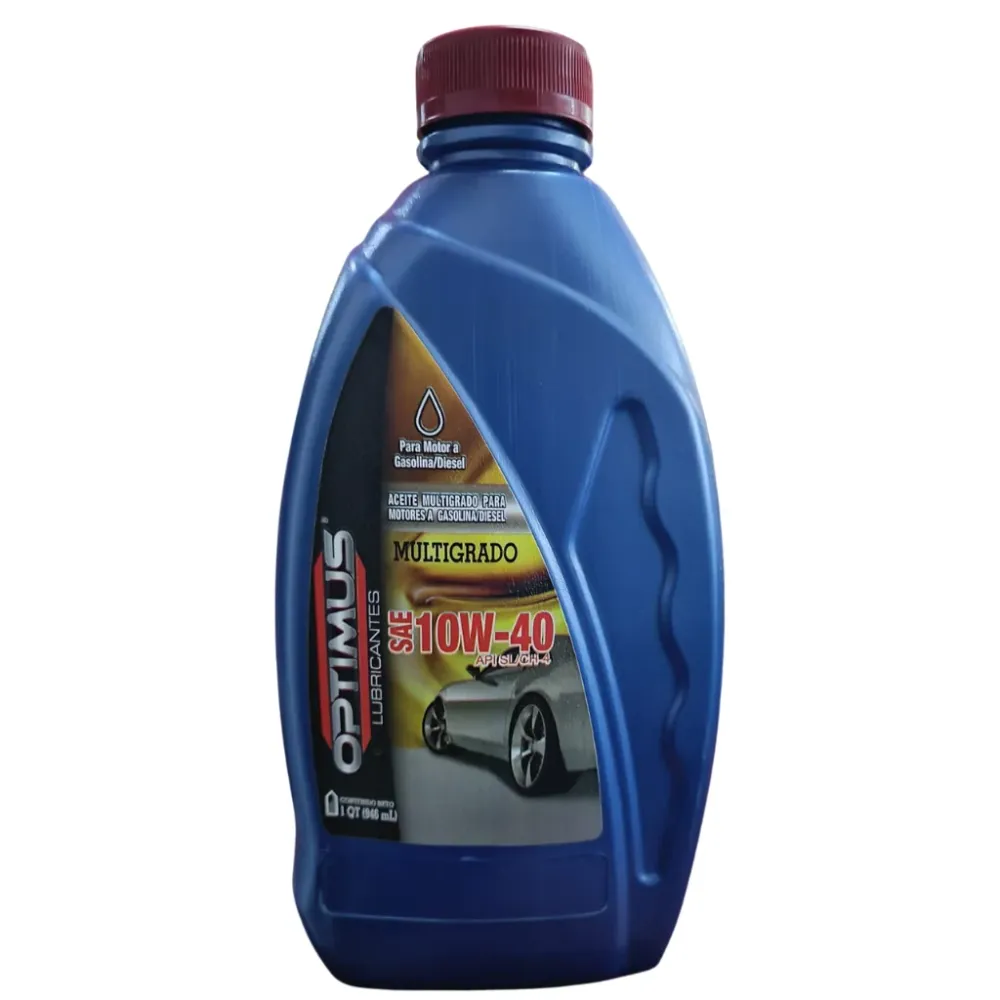 Aceite Optimus Sae 10W40 Api SL/CH4 946ML para Motor Diésel