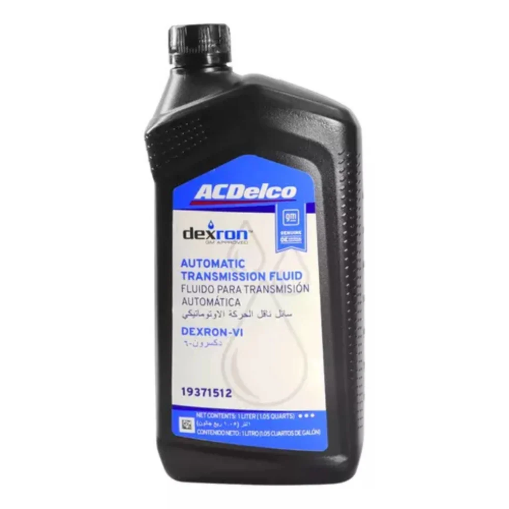 Aceite Para Transmisión Automatica Atf Dexron Vi Acdelco 1lt Disminuye la Fricción