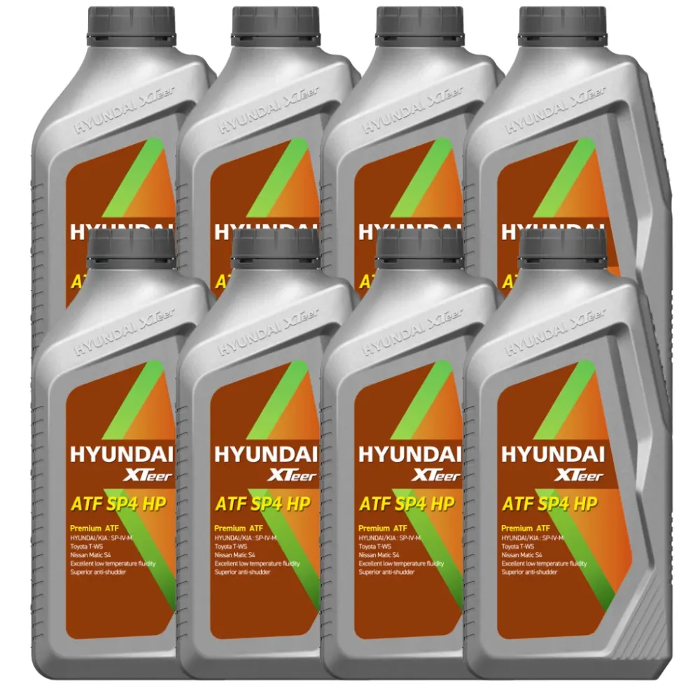 Aditivo para Aceite de Motor Pack 8 Aceite para Transmisión ATF SP4 Hyundai Xteer - 8 Litros