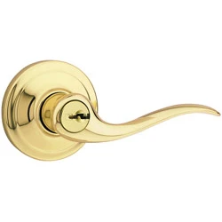 GLA535 TC3BR WS K4 B 6LR1 Toluca Entry - Latón de por vida Weiser Lock