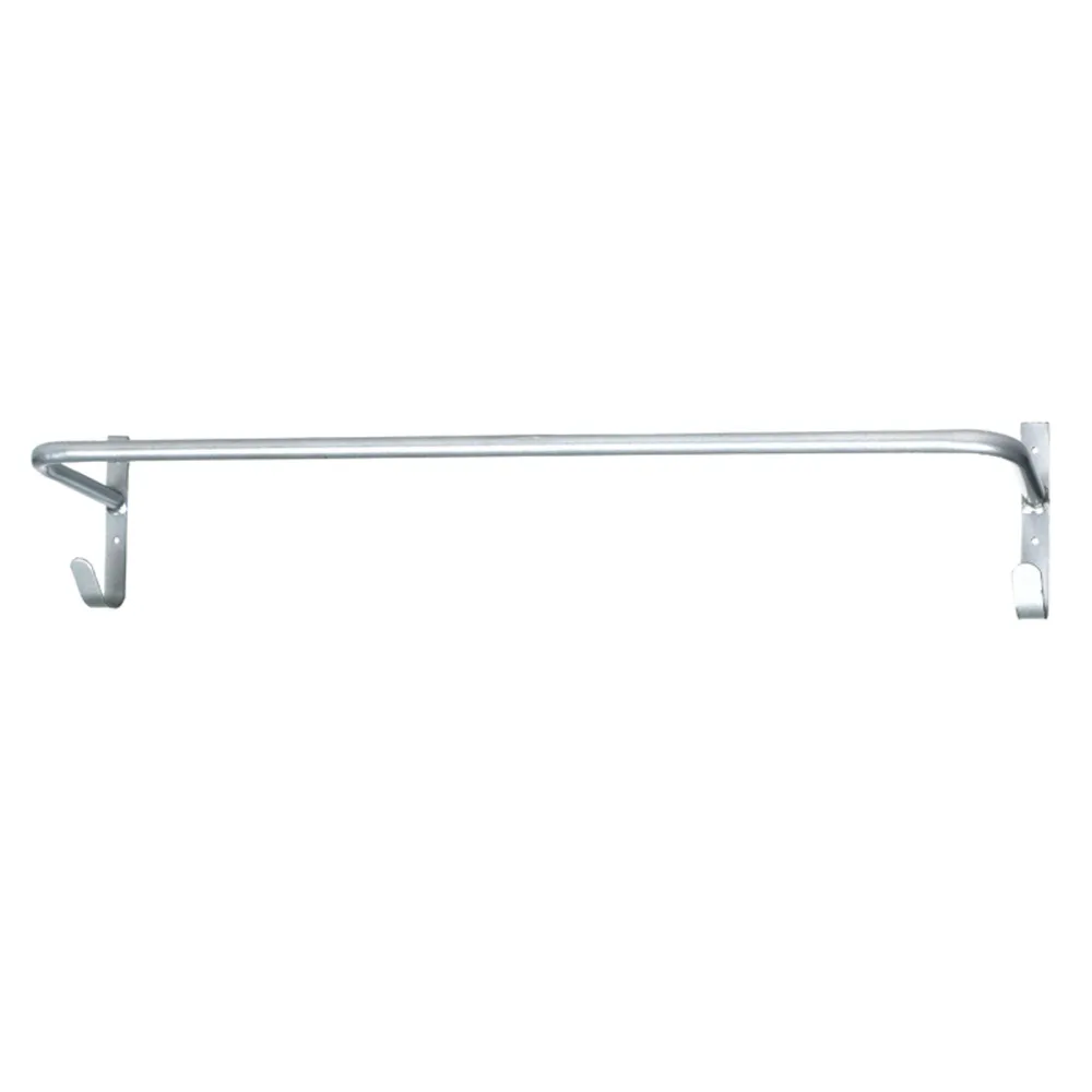 Colgador de Mantas para Puerta de Cuadra Horze Plateado 91 Kit Completo para 4 Puertas