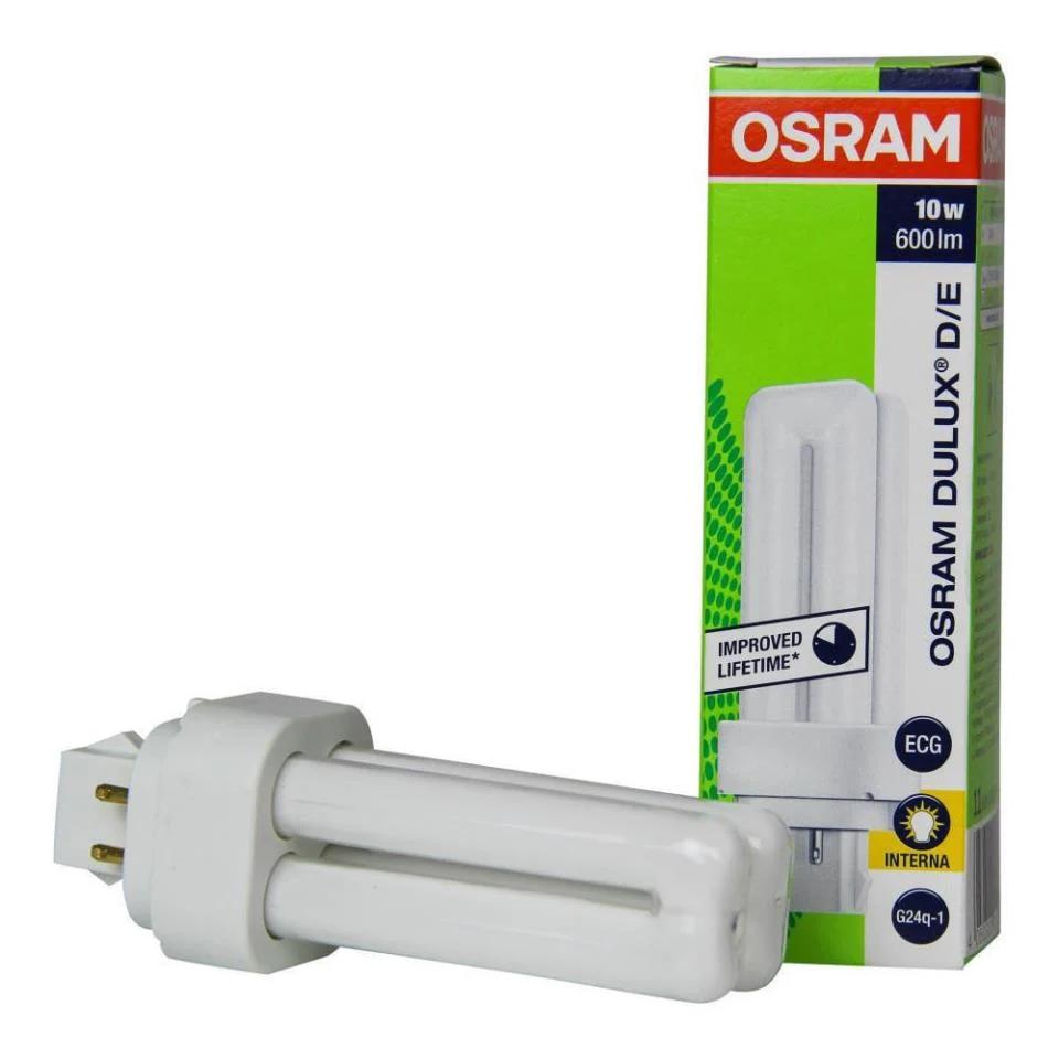 Intermitente LED Pack de 10 uds DULUX D/E 10w 827 4 PIN OSRAM