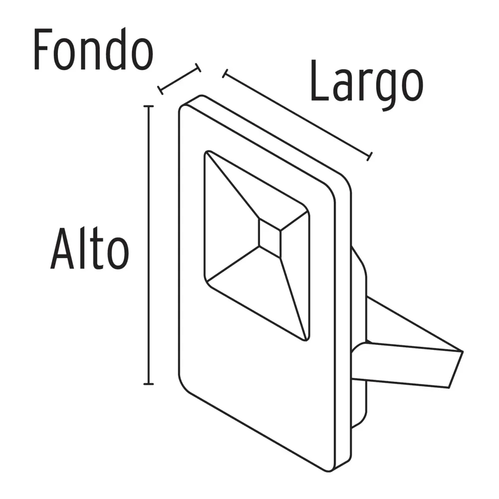 Reflector ligero de led, 50 w