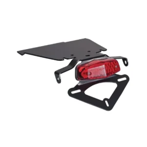 Suporte de matrícula com farol Lucas para Triumph con Base de Cerámica