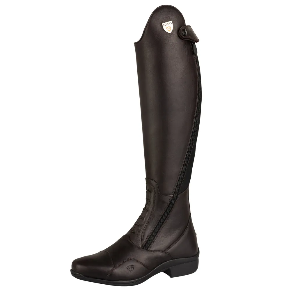 Botas de riding Jupiter AST Tall, marrón oscuro, talla 6, Slim X-Tall