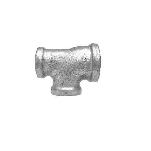 1-1/4" X 1" X 1-1/4" Galvanized Malleable Reducing Tee Nipples And Fittings 64310
