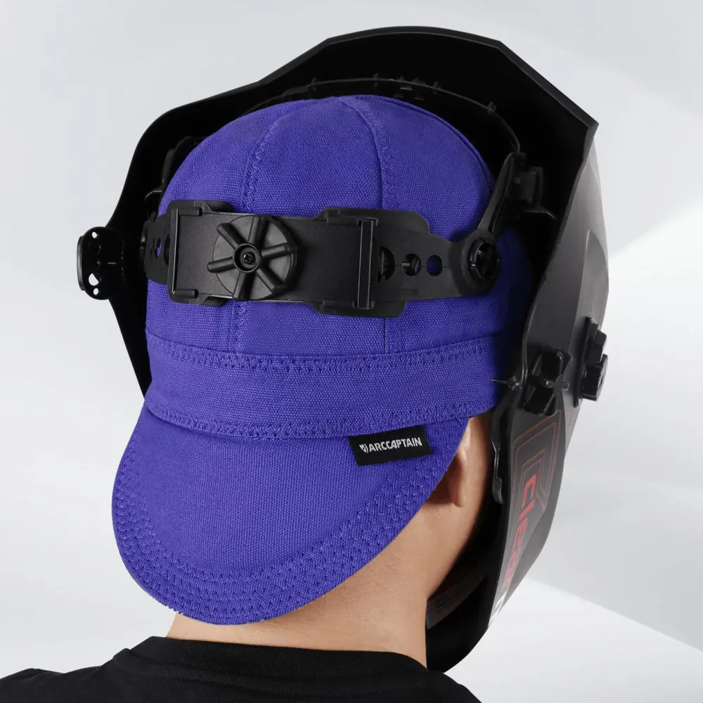 ARCCAPTAIN Reversible Welding Cap 10 oz Fireproof En algodón Comforts Royal Blue