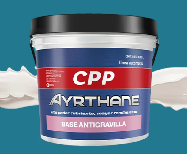 AYRTHANE BASE ANTIGRAVILLA NEGRO 1 GL - CPP | Resistente Impactos |