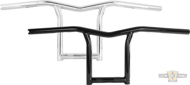8" Sid Bar Handlebar Azabache 1" Powder Coated Throttle Wire Harley-Davidson