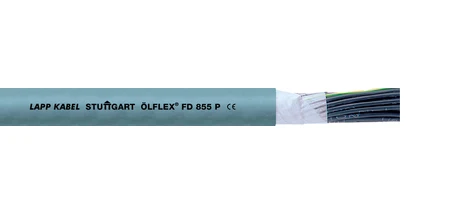 OLFLEX FD 855 P Cable 5 G 0.5 Cores mm² W/ GN-YE Protective Conductor Elástico PVC