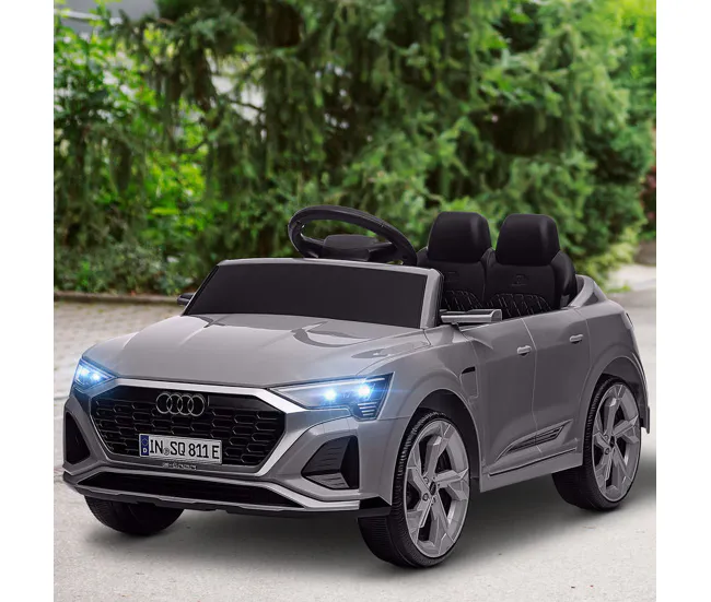 AIYAPLAY Coche Eléctrico para Niños de +3 ños Audi Q8 etron sportback Carro Eléctrico Infantil con Baterí 12V Mando Distan...
