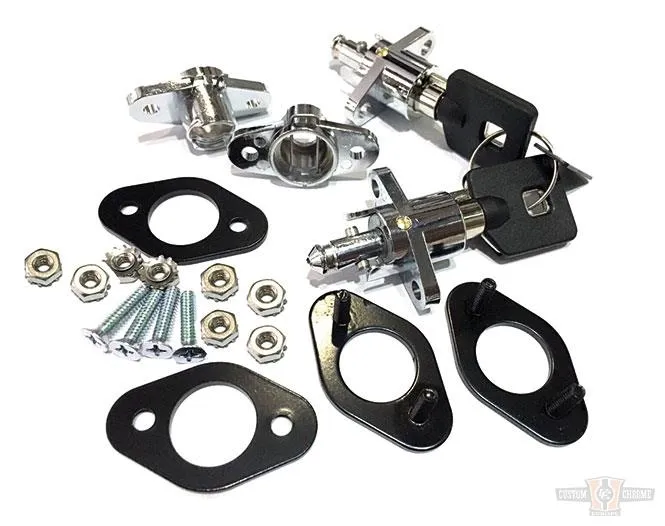 Universal Saddlebag Lock Kit , Fits Most Soft Sided Saddlebags Harley-Davidson