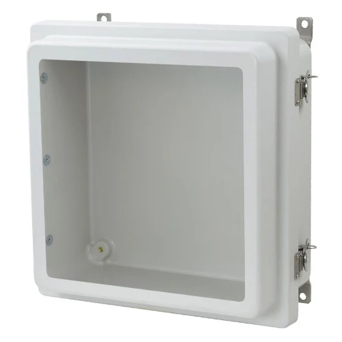 5.75 Inch Depth Padlocking Twist Vidrio textil Enclosure Window AM1224RTW