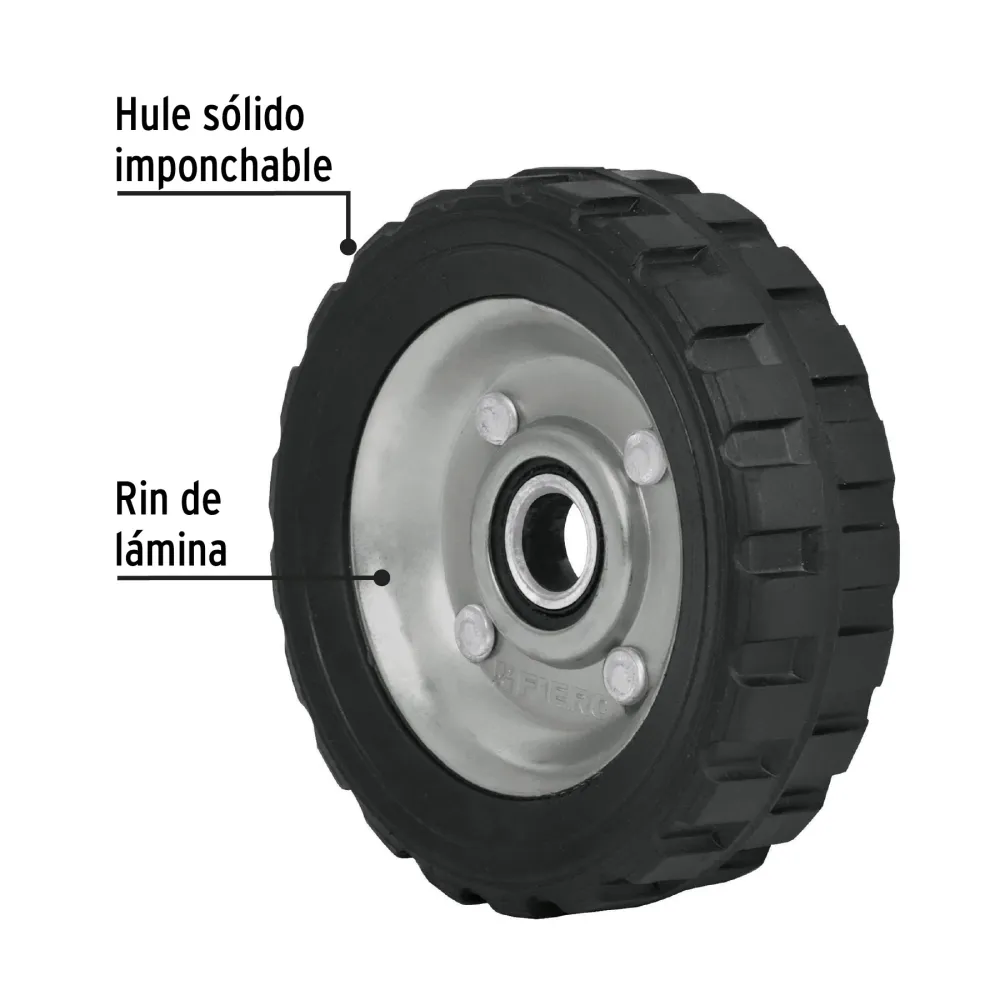 Rueda para diablo 5", un balero