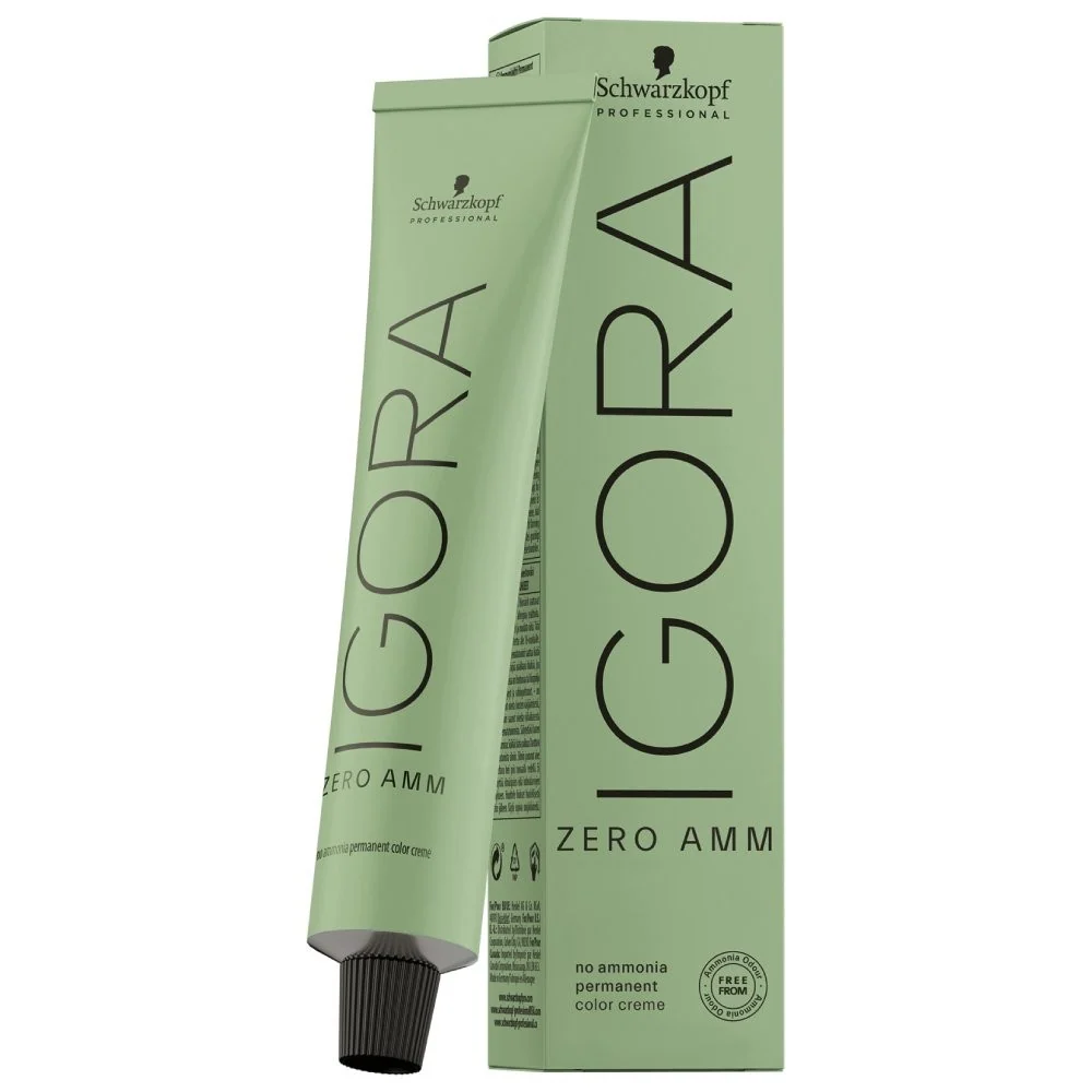 Schwarzkopf - Tinte sin Amoniaco Igora Zero AMM 7-0 Rubio Medio Original 60 ml