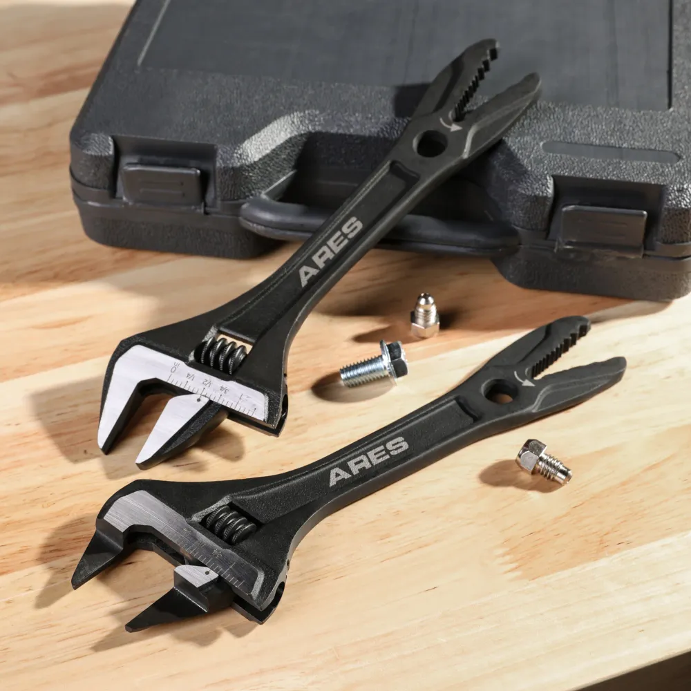 ARES 79007 - Llave de cocodrilo ajustable de 8 pulgadas