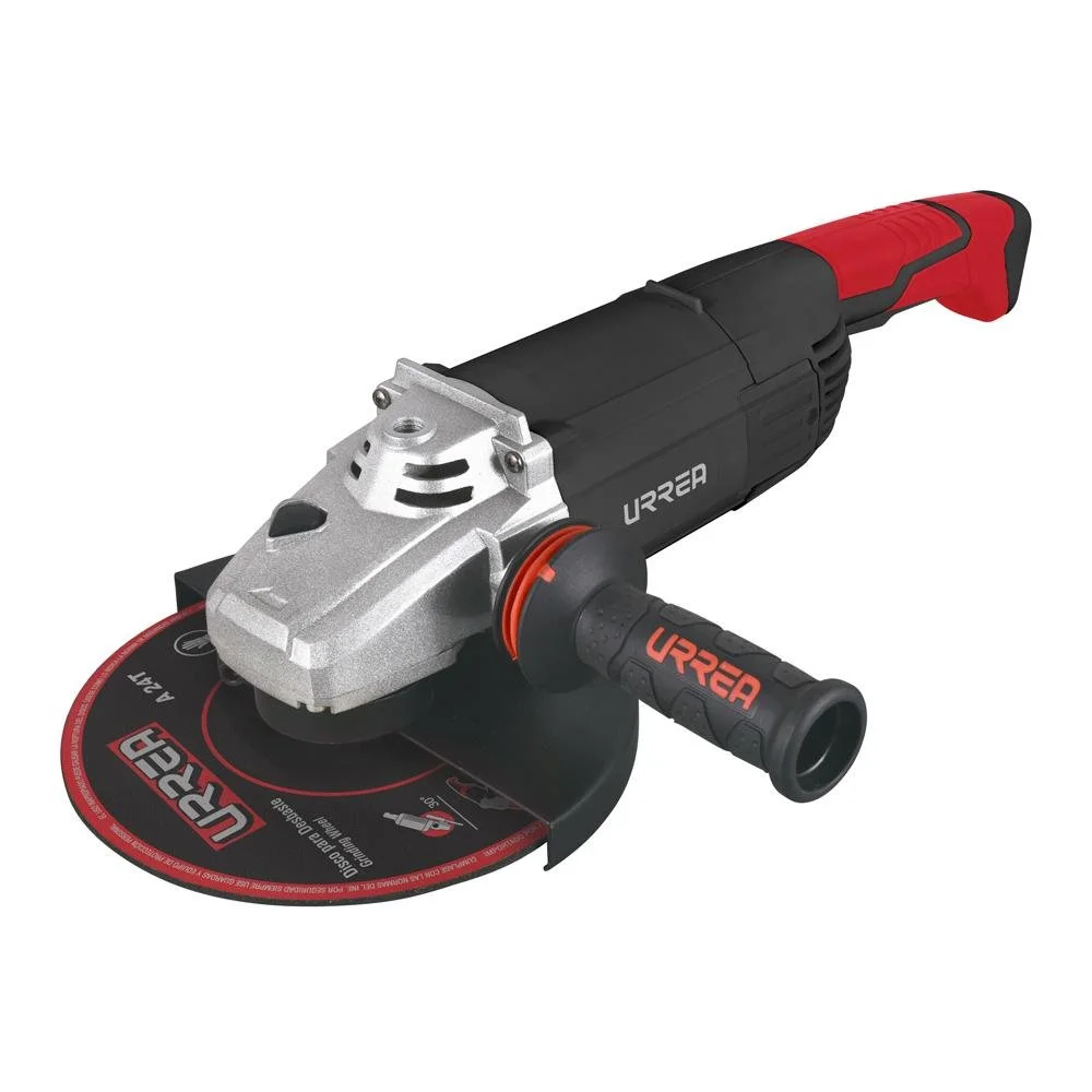 Esmeriladora angular de 7", eje de 5/8", 2400 w, urrea