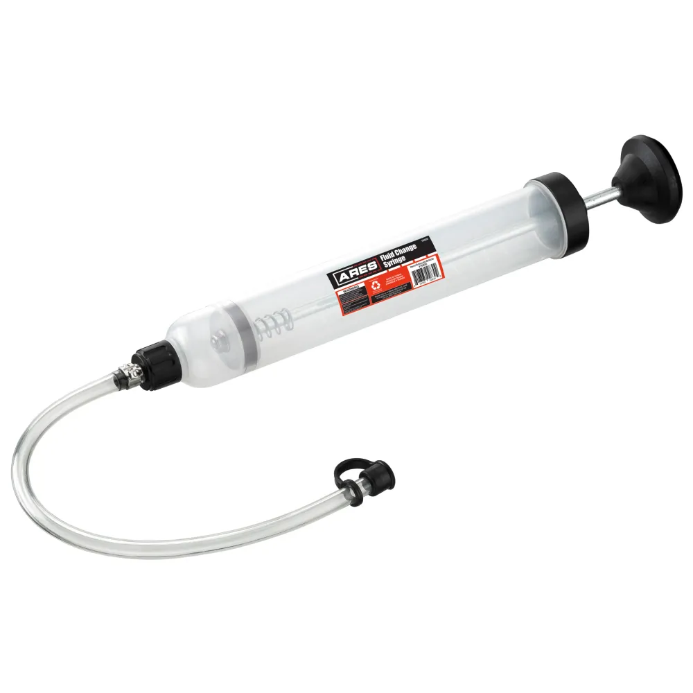 ARES 70920 - Jeringa para cambio de fluido con Tubos de Recirculación