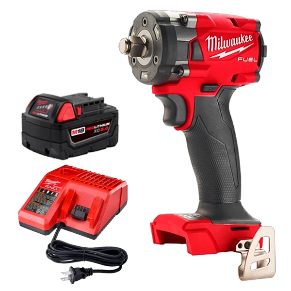 Llave de impacto compacta M18 FUEL™ de 1/2" 2855-20 Baterí y Cargador con Puerto USB