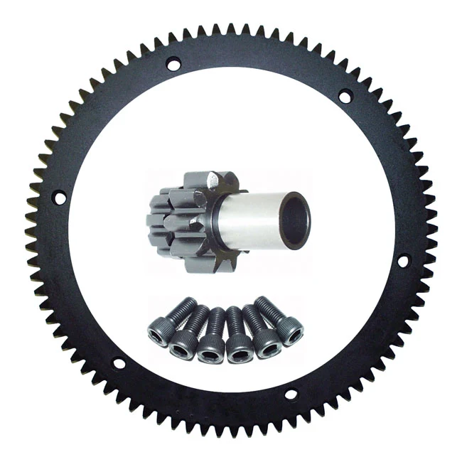 Kit De Conversión De Anillo De Arranque Sencillo Start Para Harley Davidson 90-93 B.T.