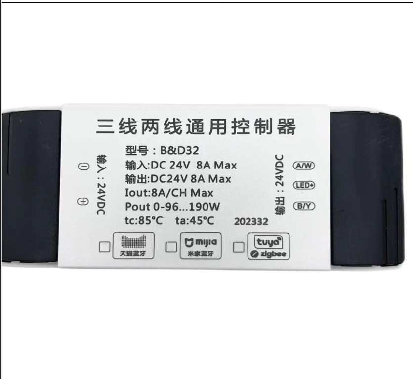 KIT Télécommande 3 Zones + Driver Dimmable LED 24V – Tuya Zigbee - Compatibilidad Universal