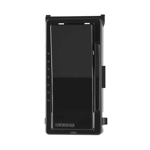 Leviton Decora Con app Dimmer Switch Color Change Faceplate Black DDKIT-E