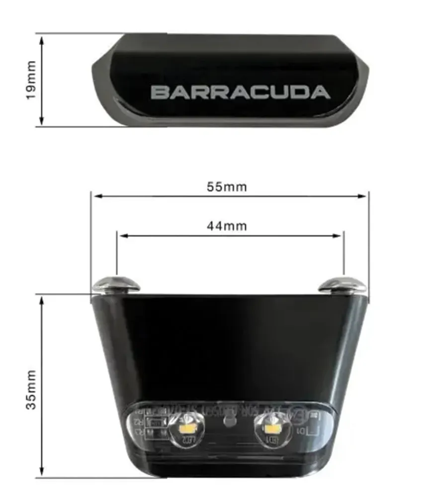 Luz de Placa LED Adaptable Homologada