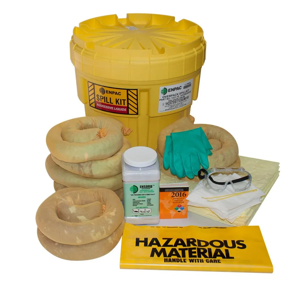 20 Gallon Chemical Spill Kit para Interior y Exterior
