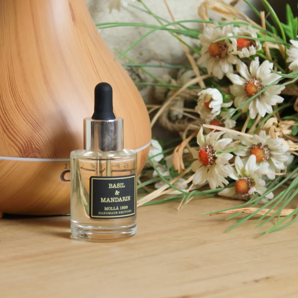 Aceite para difusor Basil & Mandarin Cereria Mollá | 500ml |