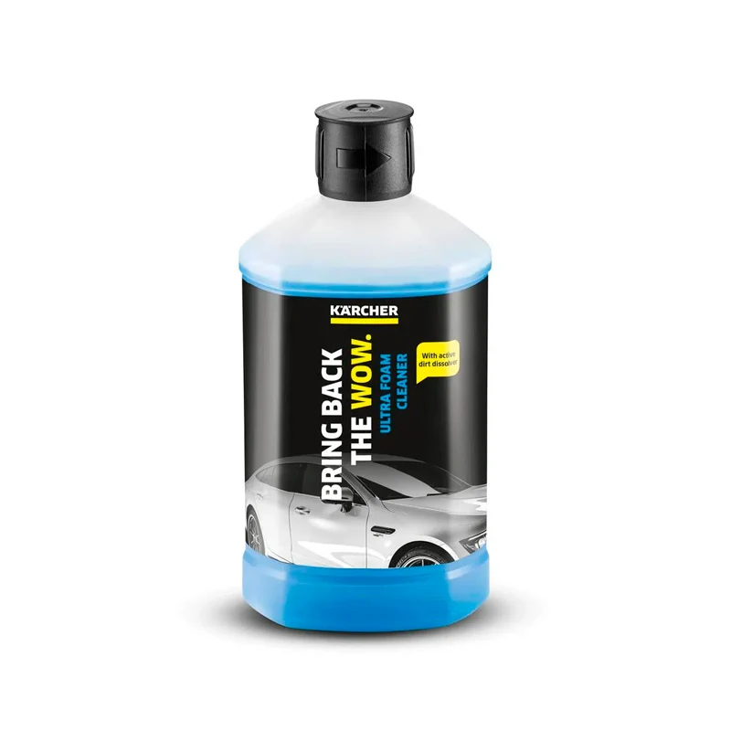 Shampoo RM 615 para carro 1000 ml marca Karcher con 2 Paños de Microfibra