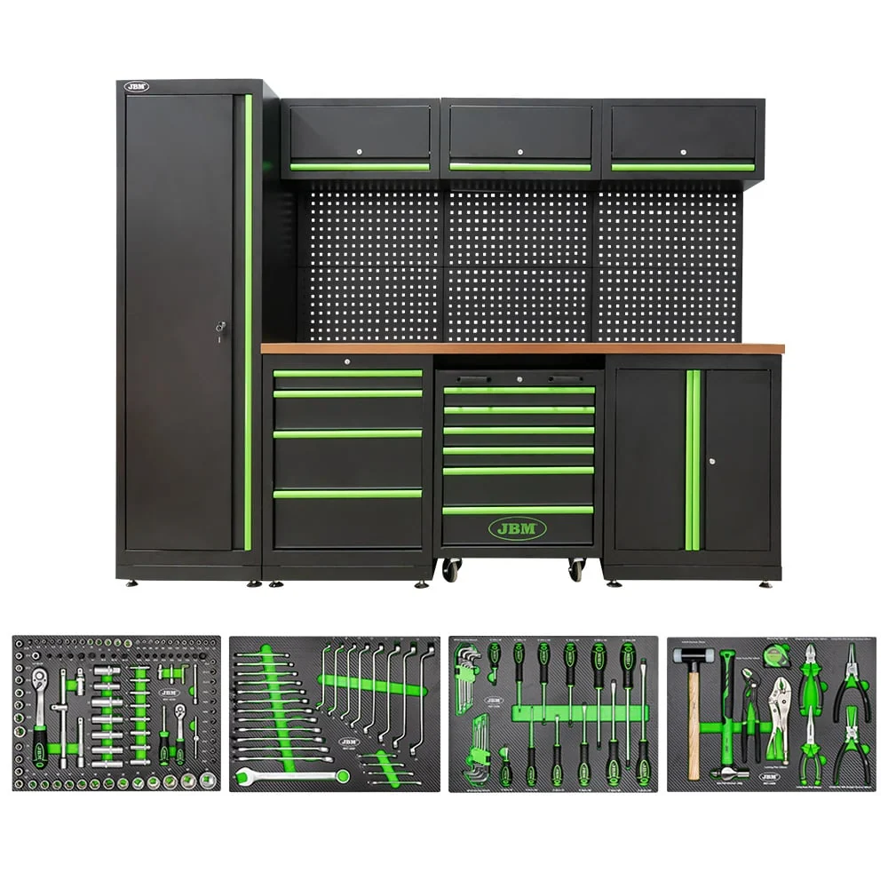 54327 CONJUNTO DE MUEBLES MODULARES (18 PCS) + 53708 SET DE 4 MÓDULOS EVA CARBONO - SERIE446