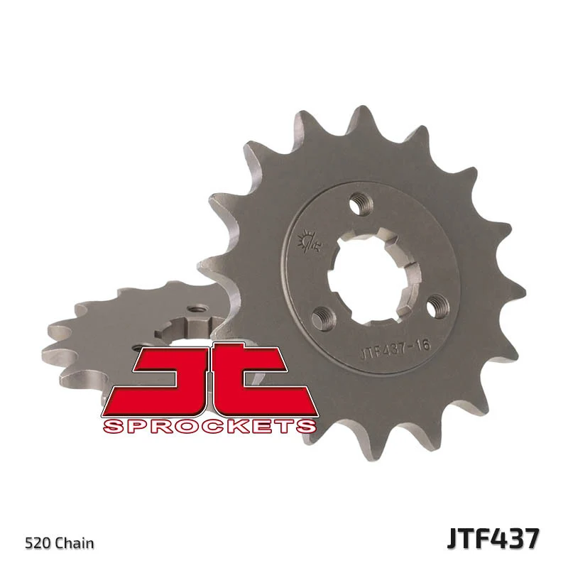 JT SPROCKETS De acero Standard Front Sprocket 437 - 520