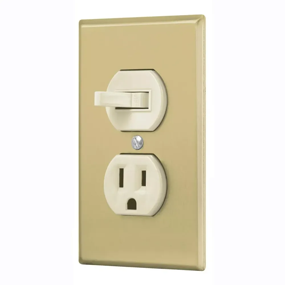 PLACA ARMADA INTERRUPTOR Y CONTACTO LINEA CONVENCIONAL ALUMINIO VOLTECK PA-COAP-SA