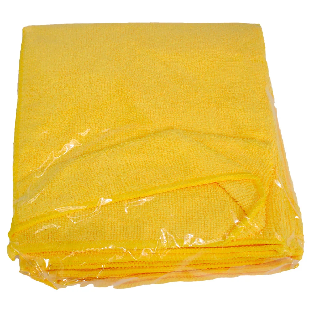 Paño Microfibra Color Amarillo 5 Unidades