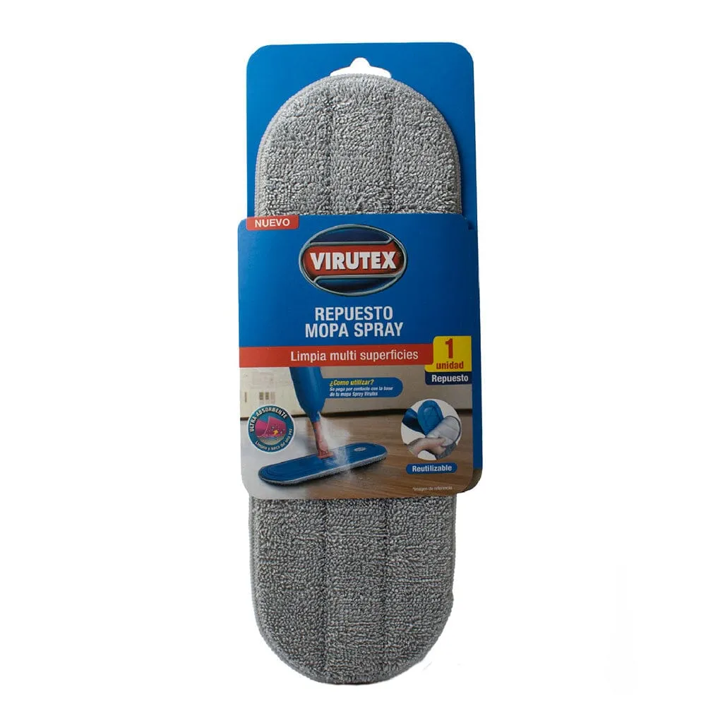 Repuesto Mopa Plana Microfibra 30 Cm