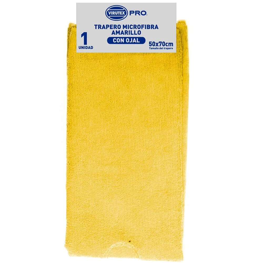 Trapero Microfibra con Ojal 50x70 Amarillo