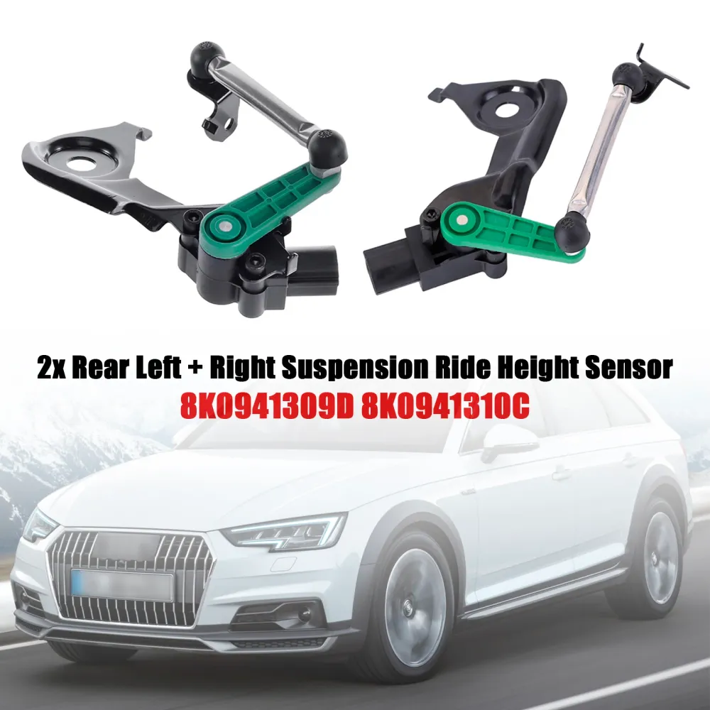 2007-2017 Audi A5 2x Sensor de altura de suspensión 8K0941309D 8K0941310C