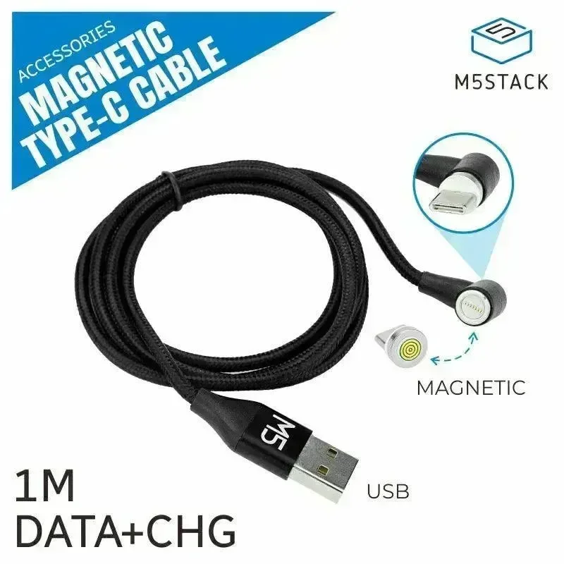 Cable magnético tipo C M5Stack con conector - 1 m