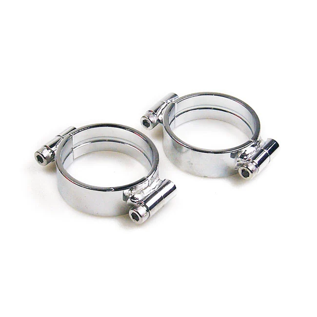 Abrazaderas De Admisión Resistentes, Cromadas Para Harley-Davidson MCS
