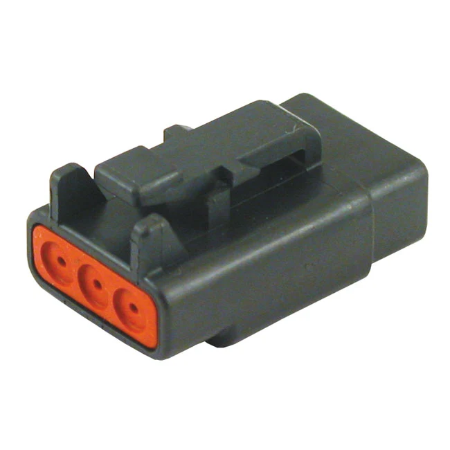 Namz Socket Housing, Black, 3 Way Harley-Davidson