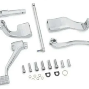 Kit de mandos centrales de posición avanzada para Harley-Davidson Dyna 2006-2017, con soportes cromados V-Twin