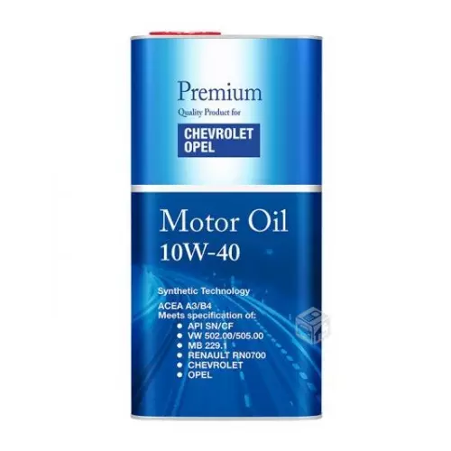 Aceite 10w40 Chevrolet-Opel A3/B4 5lt Prevención de Geles