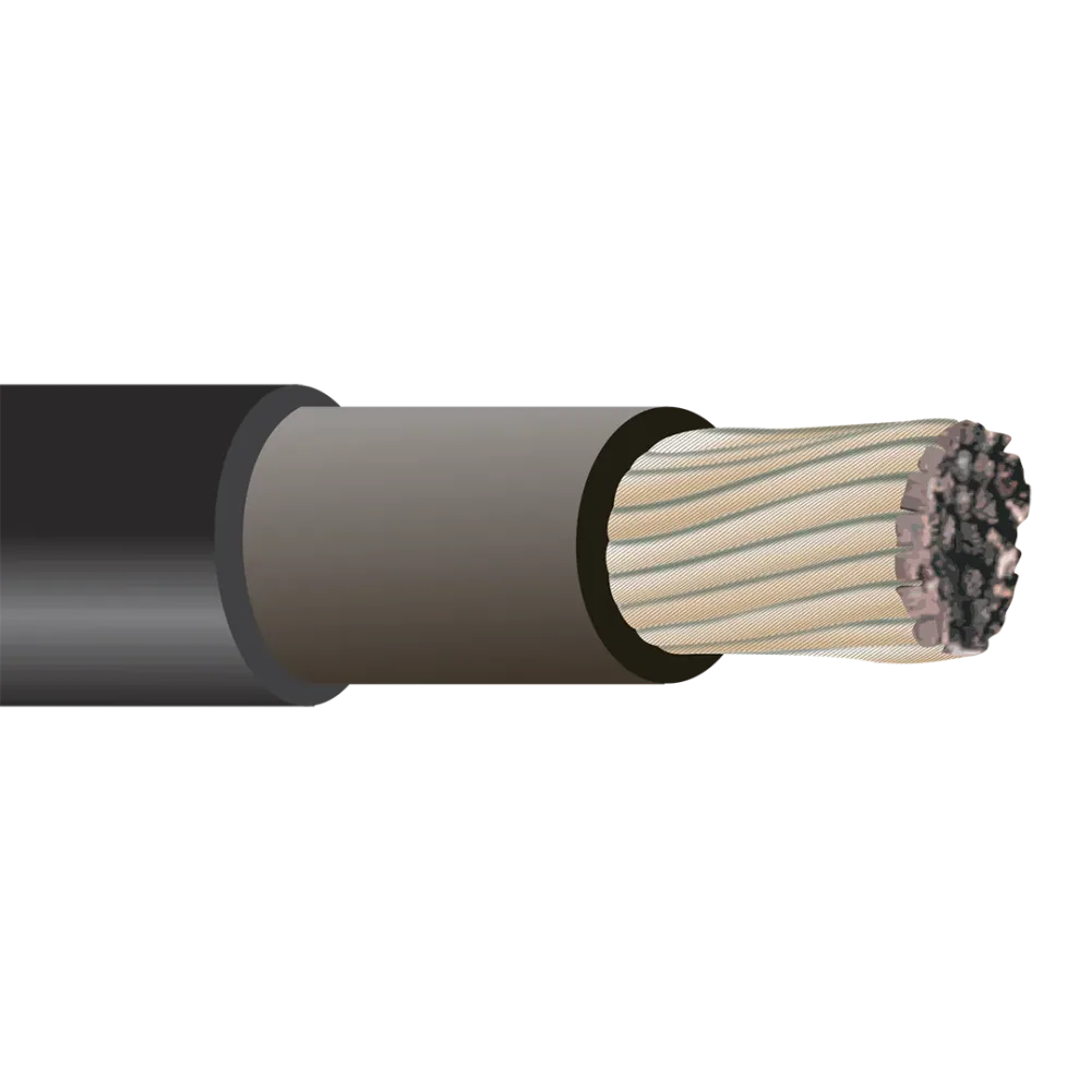 1000' 2 AWG 2KV DLO Diesel Locomotive Cable RHH/RHW Power Cable