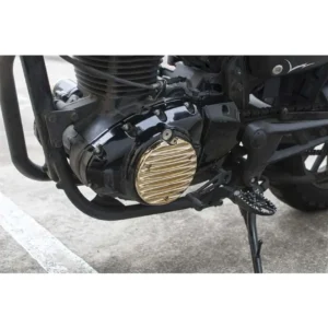 Cover Motore 'Ribbed' Oro Sinistra per Honda