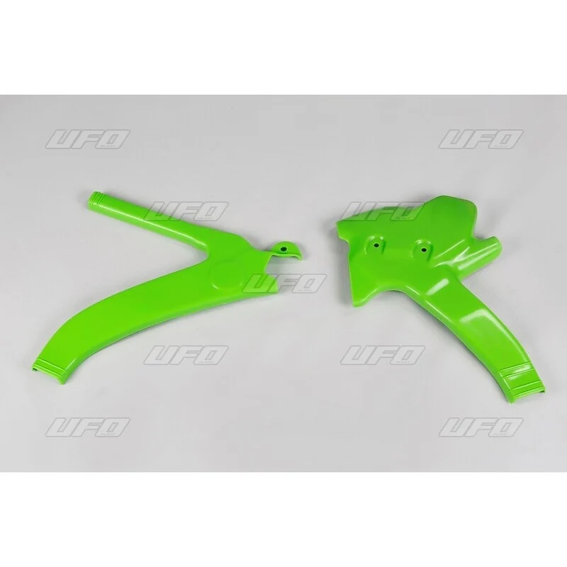 Glasé de Protección Protector de chasis UFO Kawasaki verde KA02772-026